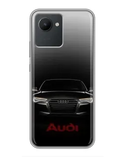 Чохол для Realme C30 з картинкою «Audi — градієнтний контур»