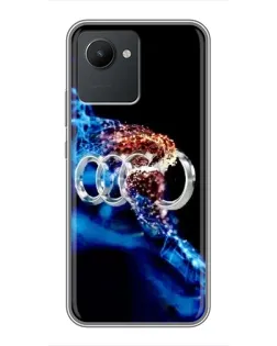 Чохол для Realme C30 з картинкою «Енергія лого Audi»