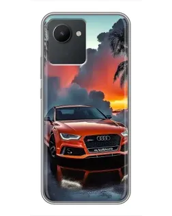 Чохол для Realme C30 з картинкою «Audi — захід сонця»