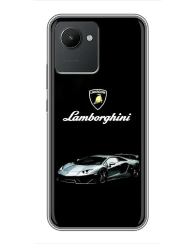 Чехол для Realme C30 с картинкой «Логотип Lamborghini классика»