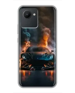 Чохол для Realme C30 з картинкою «Lamborghini димна естетика» Чохол для Realme C30 з картинкою «Lamborghini димна естетика»