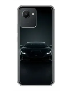 Чохол для Realme C30 з картинкою «Чорний Lamborghini Aventador» Чохол для Realme C30 з картинкою «Чорний Lamborghini Aventador»