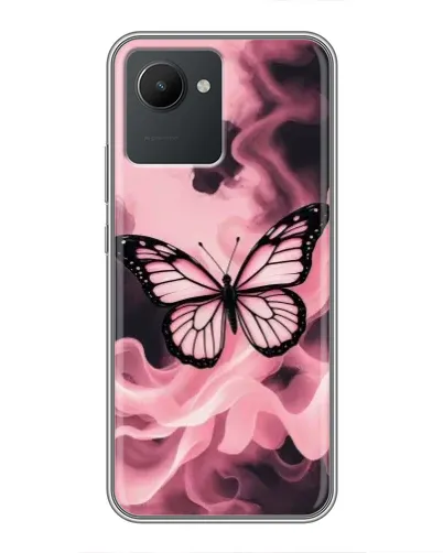 Чохол для Realme C30 з картинкою «Метелик у диму» Чохол для Realme C30 з картинкою «Метелик у диму»