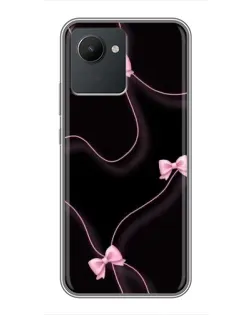 Чохол для Realme C30 з картинкою «Рожеві стрічки»