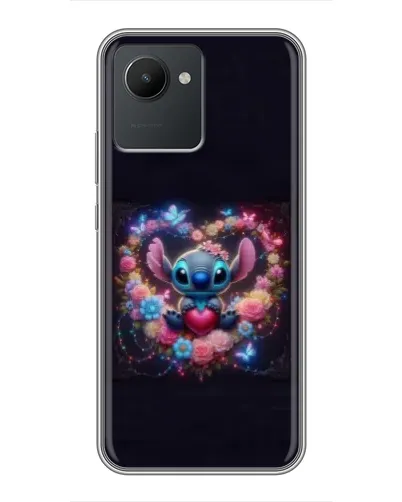 Чохол для Realme C30 з картинкою «Stitch у квітах» Чохол для Realme C30 з картинкою «Stitch у квітах»