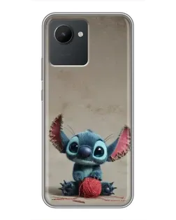 Чохол для Realme C30 з картинкою «Стіч на чоричневому фоні» Чохол для Realme C30 з картинкою «Стіч на чоричневому фоні»