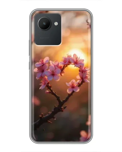 Чохол для Realme C30 з картинкою «Рожевий цвіт сердечко на тлі заходу» Чохол для Realme C30 з картинкою «Рожевий цвіт сердечко на тлі заходу»