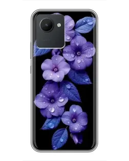 Чохол для Realme C30 з картинкою «Фіолетові квіти з росою» Чохол для Realme C30 з картинкою «Фіолетові квіти з росою»