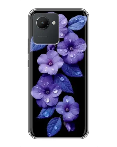 Чохол для Realme C30 з картинкою «Фіолетові квіти з росою» Чохол для Realme C30 з картинкою «Фіолетові квіти з росою»