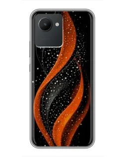 Чехол для Realme C30 с картинкой «Огненная звездная волна» Чехол для Realme C30 с картинкой «Огненная звездная волна»