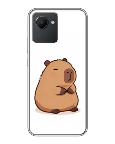 Чехол для Realme C30 с картинкой «Толстенькая капибара»