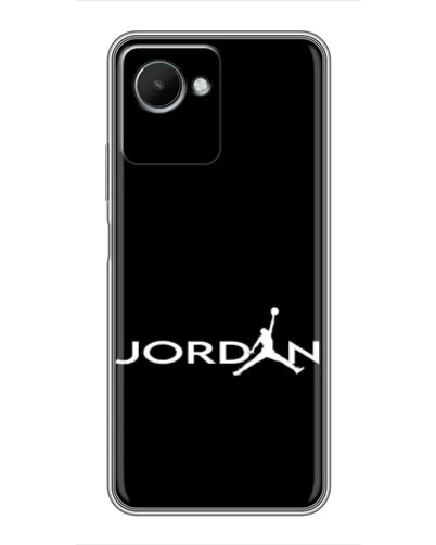 Чехол для Realme C30s с картинкой «Jordan White Logo» Чехол для Realme C30s с картинкой «Jordan White Logo»