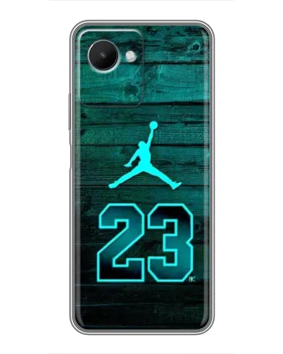 Чехол для Realme C30s с картинкой «Jordan Cyan 23» Чехол для Realme C30s с картинкой «Jordan Cyan 23»