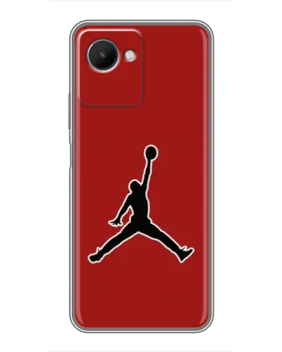Чехол для Realme C30s с картинкой «Jordan Red Back» Чехол для Realme C30s с картинкой «Jordan Red Back»