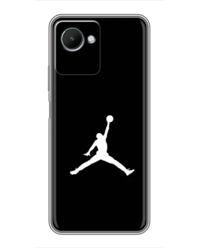 Чехол для Realme C30s с картинкой «Jordan Silhouette» Чехол для Realme C30s с картинкой «Jordan Silhouette»
