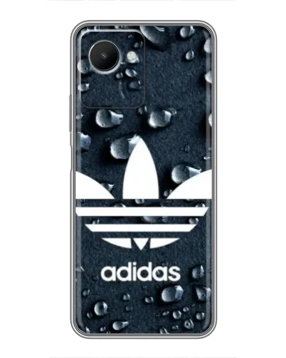 Чехол для Realme C30s с картинкой «Adidas Trefoil Blue» Чехол для Realme C30s с картинкой «Adidas Trefoil Blue»