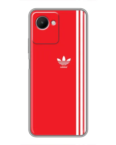 Чехол для Realme C30s с картинкой «Красный минимализм Adidas» Чехол для Realme C30s с картинкой «Красный минимализм Adidas»