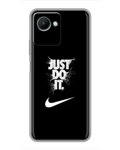 Чехол для Realme C30s с картинкой «Текстовый принт Nike» Чехол для Realme C30s с картинкой «Текстовый принт Nike»