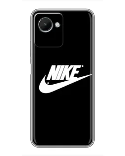 Чохол для Realme C30s з картинкою «Мазки фарби Nike» Чохол для Realme C30s з картинкою «Мазки фарби Nike»