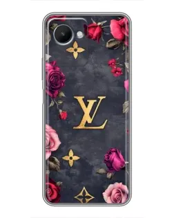 Чехол для Realme C30s с картинкой «Цветочный Louis Vuitton»