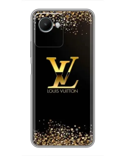 Чехол для Realme C30s с картинкой «LV — золотые искры» Чехол для Realme C30s с картинкой «LV — золотые искры»