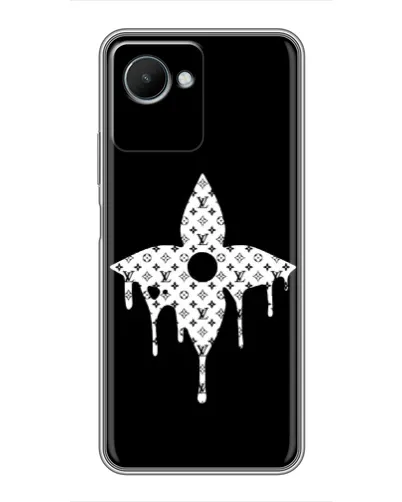 Чехол для Realme C30s с картинкой «Цветочная монограмма» Чехол для Realme C30s с картинкой «Цветочная монограмма»