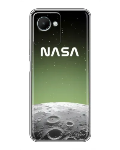 Чехол для Realme C30s с картинкой «NASA — лунный градиент» Чехол для Realme C30s с картинкой «NASA — лунный градиент»