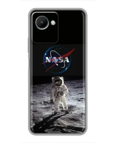 Чехол для Realme C30s с картинкой «Астронавт на Луне» Чехол для Realme C30s с картинкой «Астронавт на Луне»