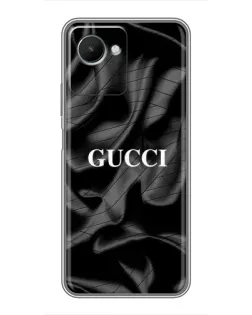 Чехол для Realme C30s с картинкой «Gucci — шелковые волны»
