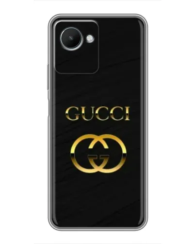 Чехол для Realme C30s с картинкой «Золотой логотип Gucci» Чехол для Realme C30s с картинкой «Золотой логотип Gucci»