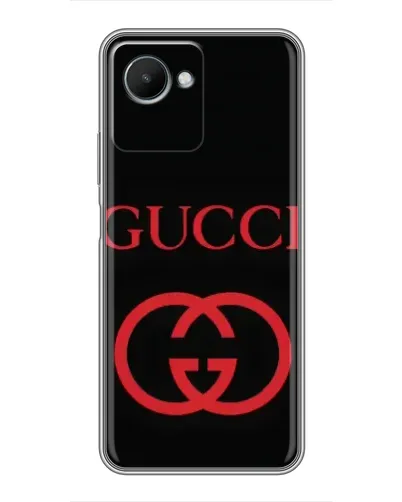 Чехол для Realme C30s с картинкой «Gucci — красный логотип» Чехол для Realme C30s с картинкой «Gucci — красный логотип»