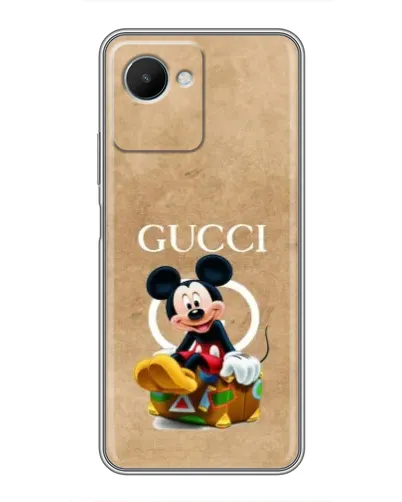 Чехол для Realme C30s с картинкой «Микки Маус Gucci — крафт» Чехол для Realme C30s с картинкой «Микки Маус Gucci — крафт»