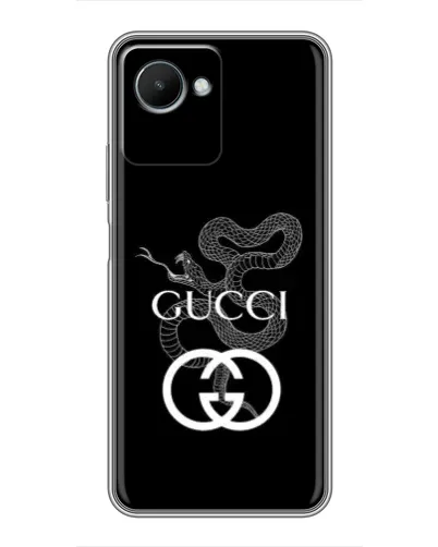 Чехол для Realme C30s с картинкой «Gucci — серебряная змея» Чехол для Realme C30s с картинкой «Gucci — серебряная змея»