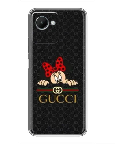 Чехол для Realme C30s с картинкой «Минни Маус Gucci — черный» Чехол для Realme C30s с картинкой «Минни Маус Gucci — черный»
