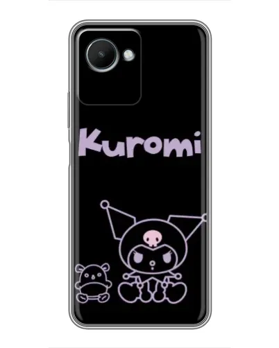 Чехол для Realme C30s с картинкой «Kuromi — черный минимализм» Чехол для Realme C30s с картинкой «Kuromi — черный минимализм»