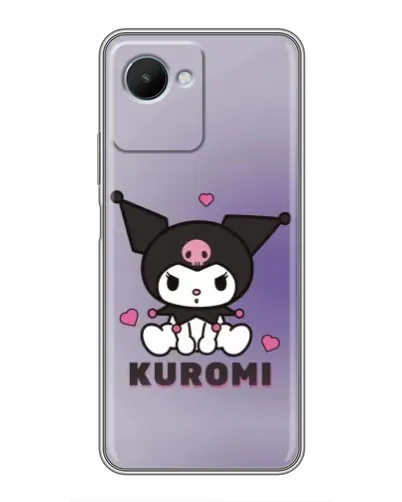 Чехол для Realme C30s с картинкой «Kuromi — фиолетовый арт» Чехол для Realme C30s с картинкой «Kuromi — фиолетовый арт»