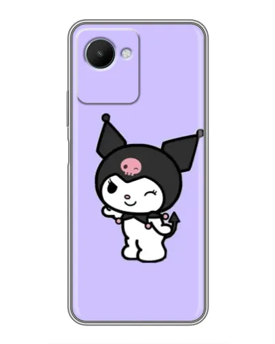 Чехол для Realme C30s с картинкой «Классическая Kuromi» Чехол для Realme C30s с картинкой «Классическая Kuromi»