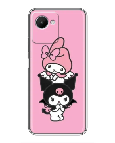 Чехол для Realme C30s с картинкой «My Melody и Kuromi» Чехол для Realme C30s с картинкой «My Melody и Kuromi»