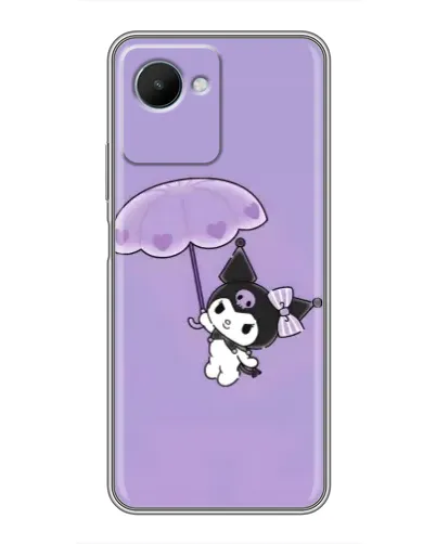 Чехол для Realme C30s с картинкой «Kuromi с зонтиком» Чехол для Realme C30s с картинкой «Kuromi с зонтиком»