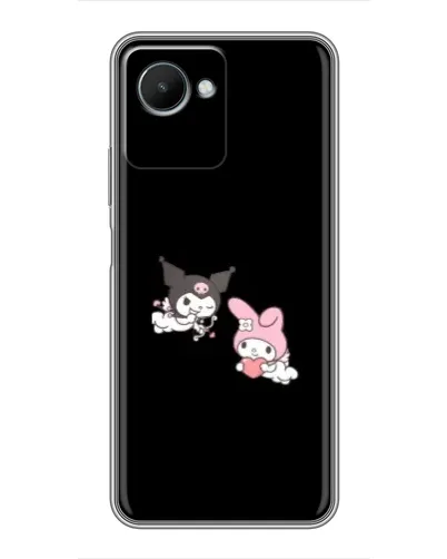 Чехол для Realme C30s с картинкой «My Melody и Kuromi» Чехол для Realme C30s с картинкой «My Melody и Kuromi»