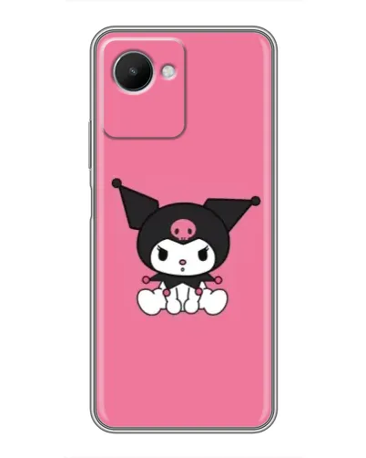 Чехол для Realme C30s с картинкой «Хмурая Kuromi» Чехол для Realme C30s с картинкой «Хмурая Kuromi»