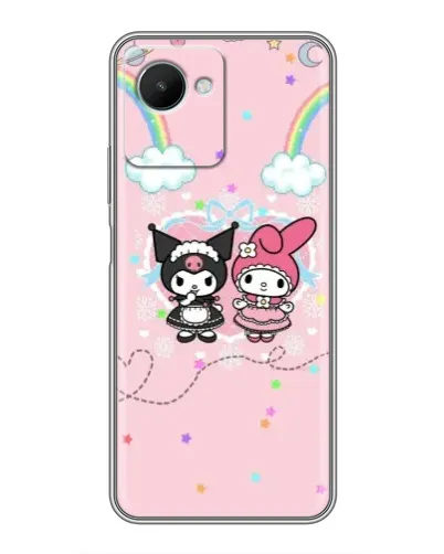 Чехол для Realme C30s с картинкой «My Melody и Kuromi» Чехол для Realme C30s с картинкой «My Melody и Kuromi»