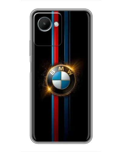 Чехол для Realme C30s с картинкой «BMW M-Power неон»