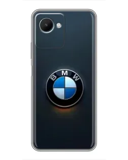 Чехол для Realme C30s с картинкой «Логотип BMW — минимализм»