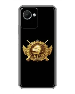 Чехол для Realme C30s с картинкой «PUBG — оранжевый градиент» Чехол для Realme C30s с картинкой «PUBG — оранжевый градиент»