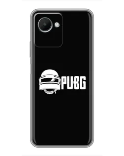 Чехол для Realme C30s с картинкой «PUBG — классический лого» Чехол для Realme C30s с картинкой «PUBG — классический лого»
