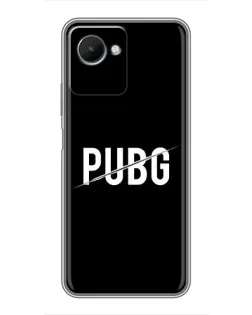 Чехол для Realme C30s с картинкой «PUBG — белый логотип» Чехол для Realme C30s с картинкой «PUBG — белый логотип»