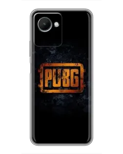 Чехол для Realme C30s с картинкой «PUBG — золотой логотип» Чехол для Realme C30s с картинкой «PUBG — золотой логотип»