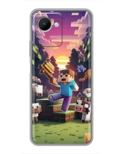 Чохол для Realme C30s з картинкою «Стів на фермі»