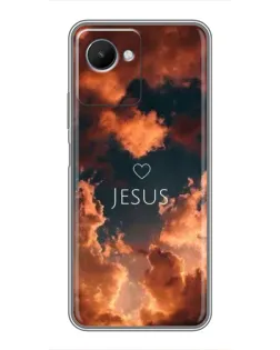 Чехол для Realme C30s с картинкой «Сияние Имени Jesus» Чехол для Realme C30s с картинкой «Сияние Имени Jesus»